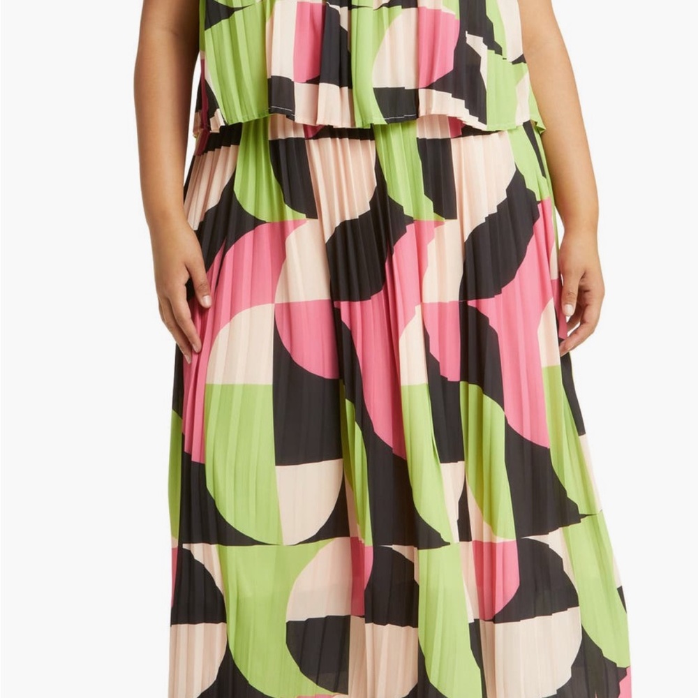 By Design Chic Colorful Geometric Dress - Picture 2 of 2